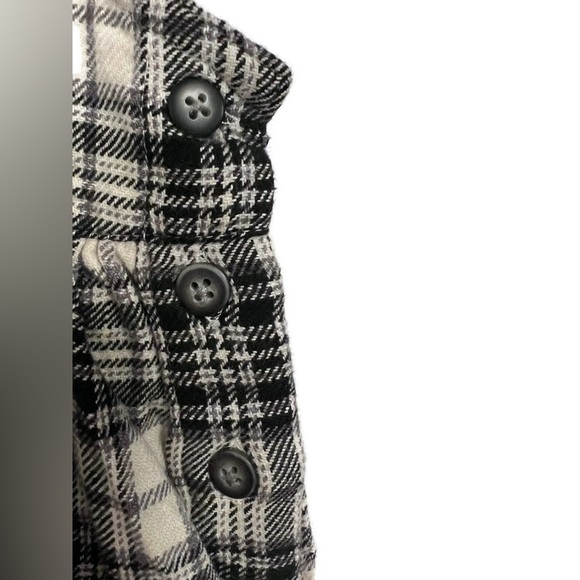 NWT Gap Kids plaid sleeveless dress, black & off white,large,size 12-18 months - Picture 4 of 7